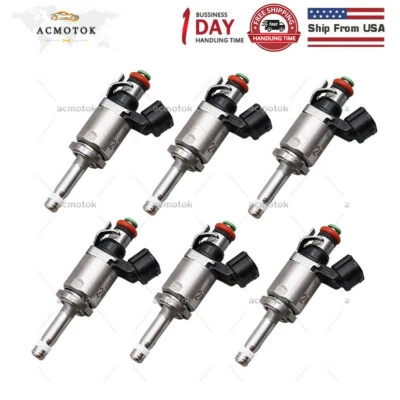 Inyectores de combustible 6 piezas para Acura MDX 3,5 L V6 2014-2020 #16010-R9P-305 Foto 1 de 4