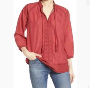 Madewell Camelia Embroidered Tassel Tunic Size XS - Picture 1 of 6