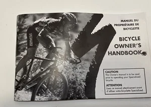 Specialized Bicycle Owners Manual 1998 Replacement Soft Cover Book - Picture 1 of 9