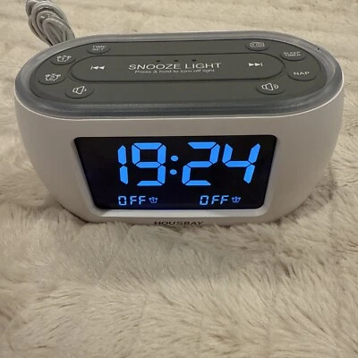 Radio reloj despertador pequeño HOUSBAY Glow Foto 1 de 4
