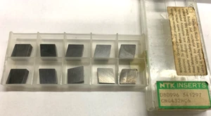 (10PCS) NEW NTK CNG 432-TN GRADE: HC6 CERAMIC TURNING INSERTS - Picture 1 of 1