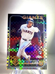 2024 Topps Chrome Jung Hoo Lee Rookie X-Fractor rifrattore SP RC SF Giants - Foto 1 di 2
