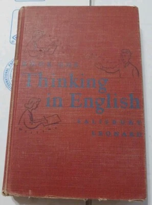 Thinking In English Book 1 Salisbury Leonard - Image 1 of 4