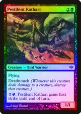 Pestilent Kathari FOIL Conflux NM Black Common MAGIC GATHERING CARD ABUGames