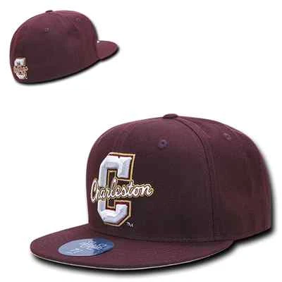 College of Charleston Cougars COFC NCAA Ajustado Plano Bill Gorra Sombrero FUNCIONA GRANDE Foto 1 de 3