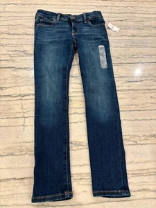 NWT - Gap Kids Girl Super Skinny Denim Jeans Size 7 - Picture 1 of 8
