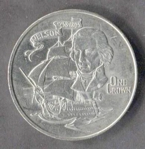 Gibraltar One Crown 1980 Nickel Coin (OC252) - Picture 1 of 2