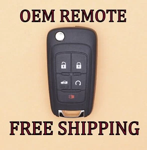 OEM GM CHEVY FLIP KEY SWITCHBLADE KEYLESS REMOTE START FOB TRANSMITTER 13500221 - Picture 1 of 8