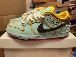 Nike SB Dunk Low Pro x Rodeo BHM Tourmaline Cowboy Bandana Mens 4.5 Womens Sz 6 - Picture 1 of 8