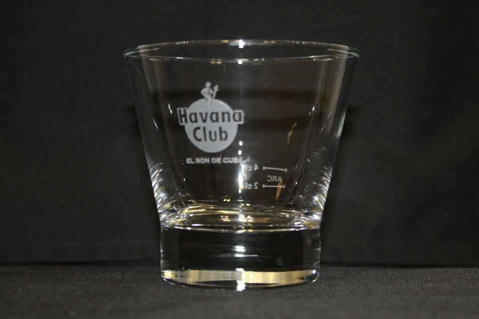 4 x Havana Club Glas Gläser Rum Tumbler Cocktail Bar Gastro NEU OVP Teelicht Top