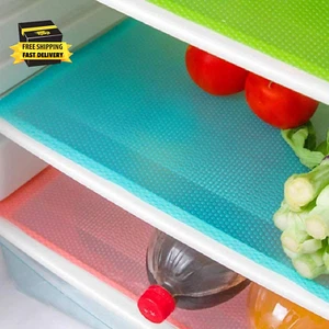 7 PCS Shelf Mats Refrigerator Liners Washable Refrigerator Pads Fridge Mats Draw - Picture 1 of 6