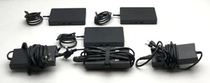 Lot of 3 Dell WD15 K17A Thunderbolt Docking Station W/ 130W Dell AC Adapter - Picture 1 of 7