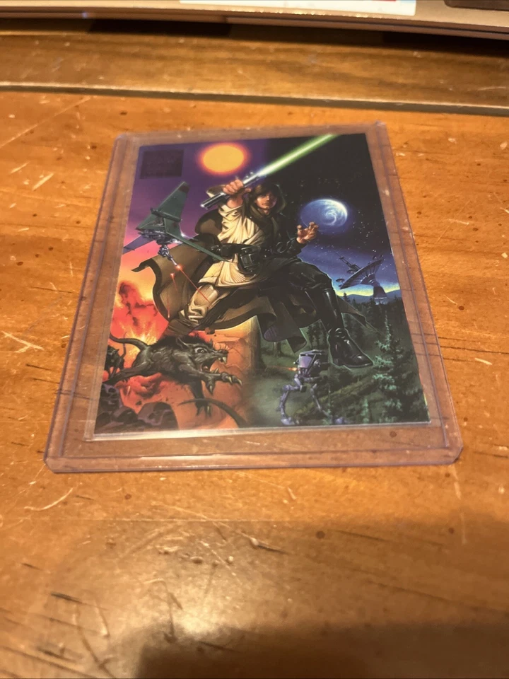 2009 Topps Star Wars Galaxy Series 4 Evolutions PURPLE #5 of 6 (Art: Ken Steacy) - Image 1 of 2