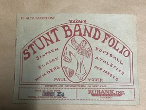 Vintage Edition " RUBANK, INC. BAND FOLIO BOOK" For Saxophone. - Picture 1 of 5