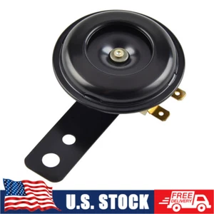 Universal 65mm DC6V 6 Volt 3A 105dB Black Motorcycle Horn Loud Speaker - Picture 1 of 5
