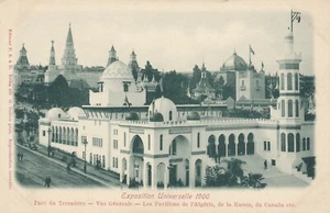 1900 Paris Exhibition Trocadero Algerie Russie Canada Algeria, Russia Canada-udb - Picture 1 of 2