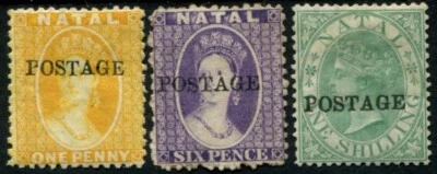 NATAL 1875-76 TIPO 18 EMBALAJE ORIGINAL SG82/84 COMO NUEVO GATO 355 £ Foto 1 de 2