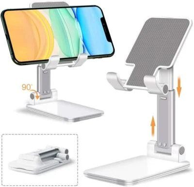 Suporte de mesa ajustável para telefone tablet suporte de mesa suporte de montagem para iPhone iPad - Imagem 1 de 4