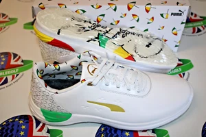 puma limited edition x arnold palmer phantomcat nitro white/gold uk size 11 - Picture 1 of 5