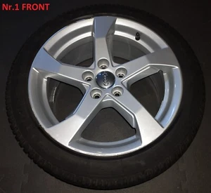 4x Original Audi Felgen 17 Zoll 8V0601025CT (mitWinterreifen und Nabendeckel) - Bild 1 von 11