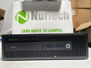 HP ProDesk 600 G2 SFF Intel I3 6100 3.70Ghz 8GB 500GB DVDRW Linux - Picture 1 of 10