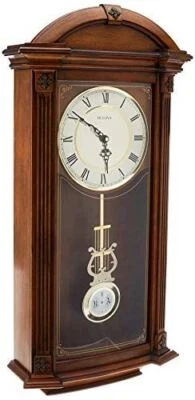 Bulova C4331 Hartwick Chiming Clock, Walnut 29.75 x 14 x 5.5 - Image 1 of 4