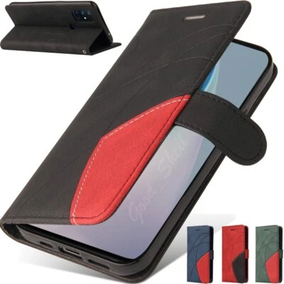 For OnePlus Nord N100 N10 9 Pro Wallet Card Holder Flip Leather Phone Case Cover - Image 1 of 4