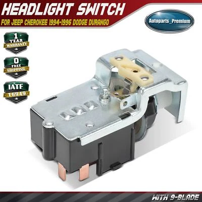 Interruptor de farol para Jeep Cherokee 1994-1996 Dodge Durango Dakota Ram 1500/2500 - Imagem 1 de 4