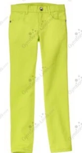 Gymboree COLOR HAPPY Neon Green pants size 6 Slim Trendy Nwt - Picture 1 of 4