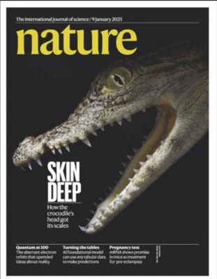 Nature magazine 9 January 2025 "Skin Deep" Brand New !!. - Image 1 of 3