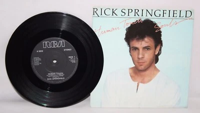 7" Single - Rick Springfield - Human Touch - RCA RICK 1 - 1983 - Image 1 of 4