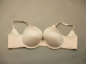 38C Vanity Fair Womens Lined Underwire Back Closure Full Coverage Demi Bra 9D - Picture 1 of 8