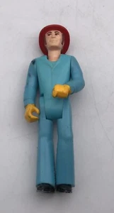 Figura de acción Fisher Price Adventure People RESCUE TEAM FIREMAN Blue Man de colección - Imagen 1 de 3