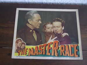 THE MASTER RACE - Orig. WW II Era Lobby Card  - 1944 in FINE Condition - Bild 1 von 10