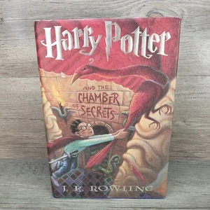 HARRY POTTER & CHAMBER OF SECRETS True First Edition 1st Print Binding & Jacket - Picture 1 of 19