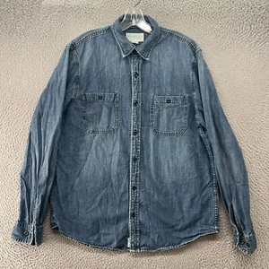 Vintage Polo Ralph Lauren Shirt Mens Extra Large Button Up Denim Supply Cotton * - Picture 1 of 11