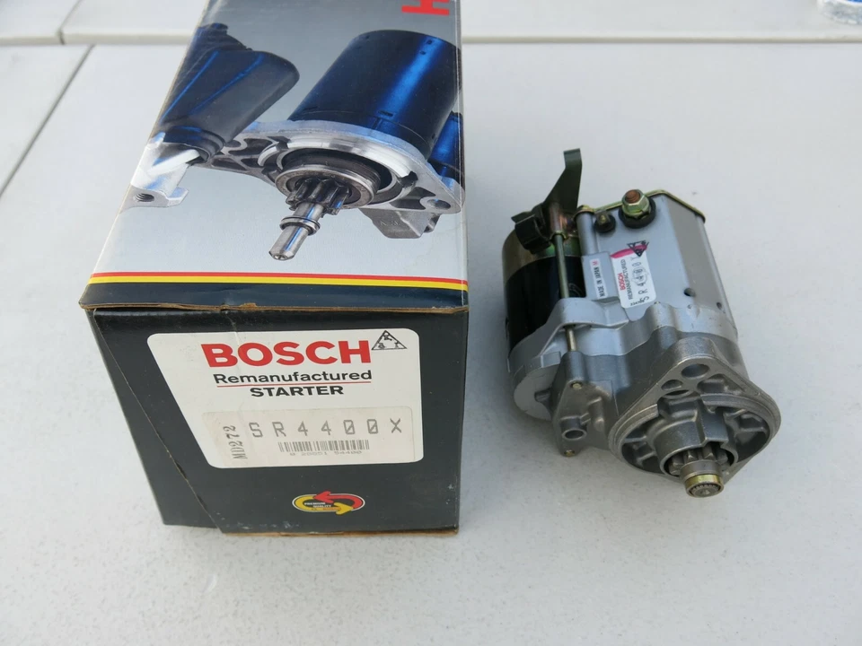BOSCH Starter Motor Remanufactured fits 90-93 Geo, 89-93 Isuzu (SR4400X) - Image 1 of 3