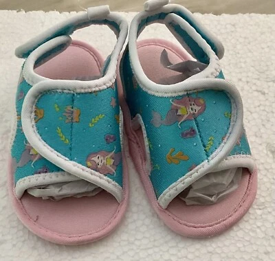 Sandalias Ro+Me by Robeez Sirena Zapatos Niña 6-12 Meses - Totalmente Nuevas Foto 1 de 4
