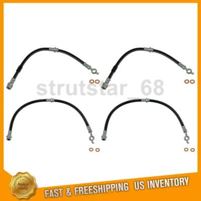 4 mangueras de freno delanteras traseras para Mazda Protege 2001 Foto 1 de 4