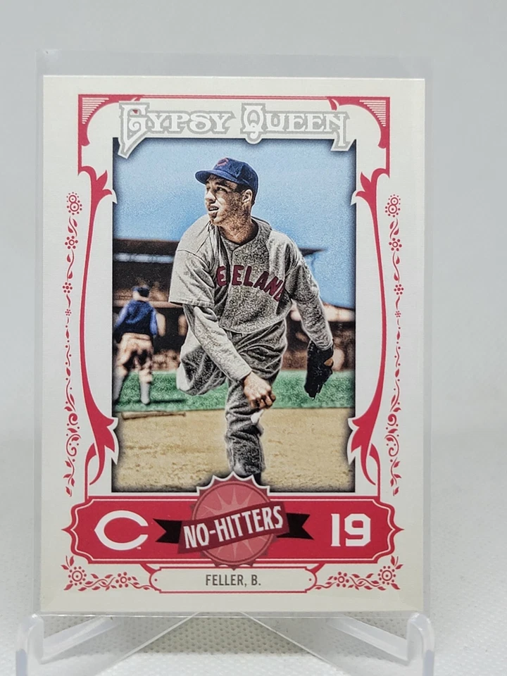 2013 Topps Gypsy Queen #NH-BF Bob Feller No Hitters E3D - Image 1 of 1