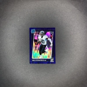 2021 Optic Football Purple Shock Prizm Rated Rookie Dez Fitzpatrick RC #236 SP⚛️ - Picture 1 of 4