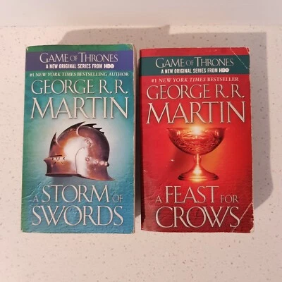 Storm of Swords Feast for Crow By George R. R. Martin Song of Ice and Fire #3 #4 - Image 1 of 4