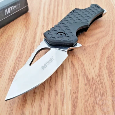 MTech Assisted Folding Knife 2.25" 440 Steel Blade Glass Filled Nylon Handle - Image 1 of 4