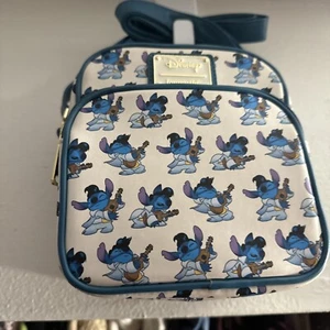 Loungefly Disney Lilo & Stitch Elvis Stitch Crossbody Bag Mini BackpackExclusive - Picture 1 of 7
