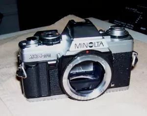 Vintage Minolta XG-M 35mm SLR Film Black And Silver Camera Body Only Untested - Picture 1 of 6