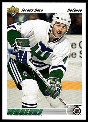 Jergus Baca 1991-92 Upper Deck #425 - Image 1 of 2