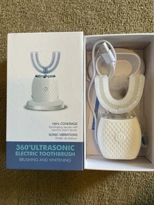 Fuhaieec Ultrasonic Toothbrush U-Shaped 360° Electric New Open Box - Picture 1 of 5