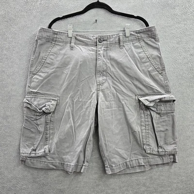 Old Navy Men Shorts 36 Gray Cargo Button 11" Inseam Outdoor - Image 1 of 4
