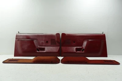 Paneles de puerta delantera rojos 87-91 para camioneta Ford F150 F250 1987-1991 OEM | W5937 Foto 1 de 4