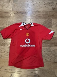 Manchester United 2004/2006 Vintage Soccer Jersey Nike Retro Football Shirt Sz M - Picture 1 of 6